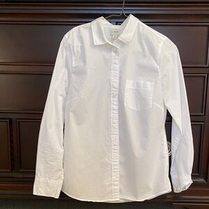 J. Crew Factory Women's White Blouse